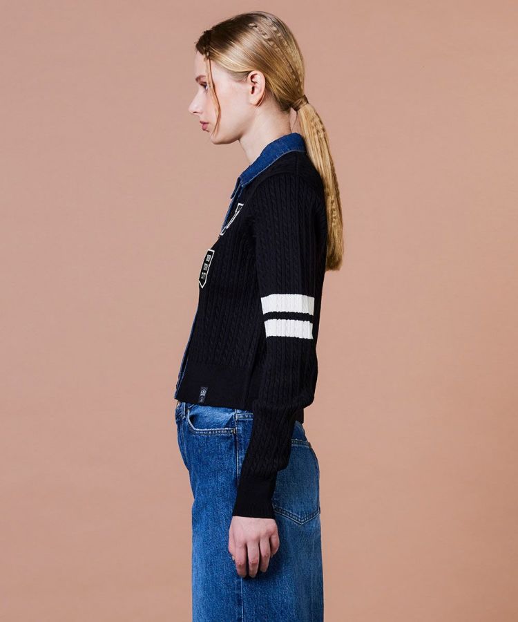 DSC / ドッキングデニムニット TOPS Night STORE | ダブルスタンダード