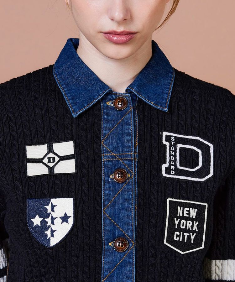 DSC / ドッキングデニムニット TOPS Night STORE | ダブルスタンダード