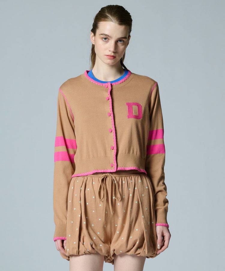 DSC / Dロゴニットカーディガン TOPS Night STORE | ダブル