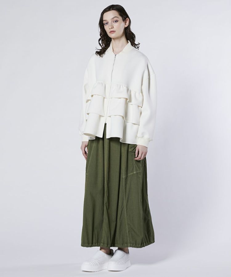 Sov. / NOモノフィラフリルブルゾン OUTERS Night STORE | ダブル